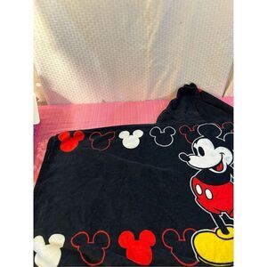 Disney Mickey hooded towel‎ red black #18389